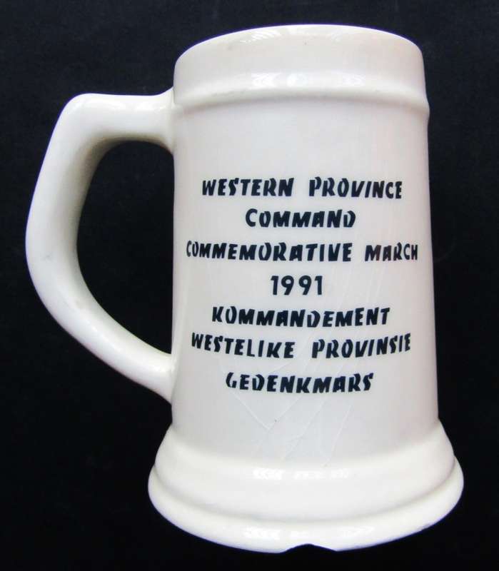 1991 SADF Western Province Command Beer Mug