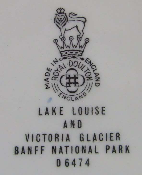Old Royal Doulton Lake Louise Display Plate