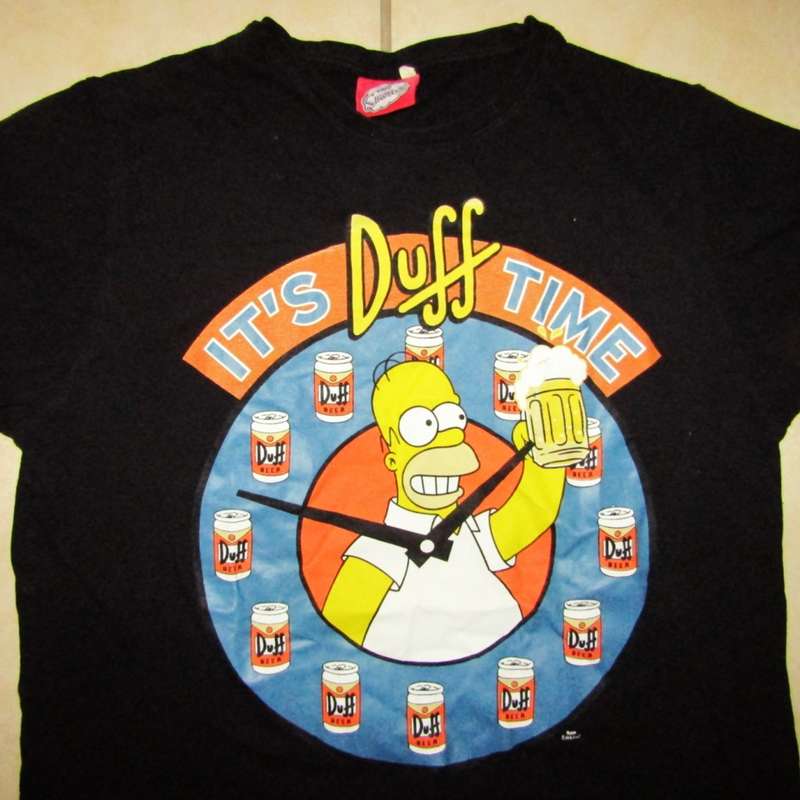 The Simpsons Homer Duff Beer Shirt