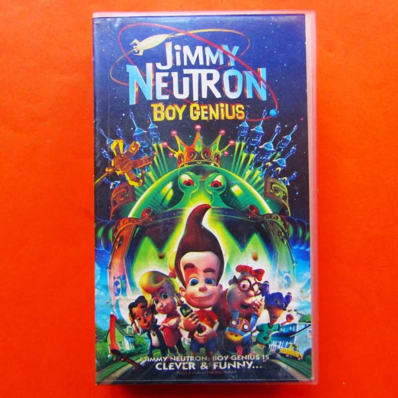 Jimmy Neutron - Boy Genius - Movie VHS Tape (2002)