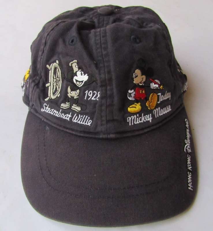 Old Hong Kong Disneyland History of Mickey Mouse Cap