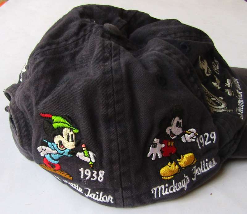 Old Hong Kong Disneyland History of Mickey Mouse Cap