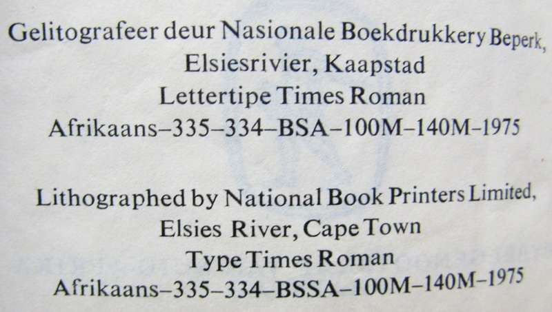 1975 SADF Afrikaans Pocket Bible
