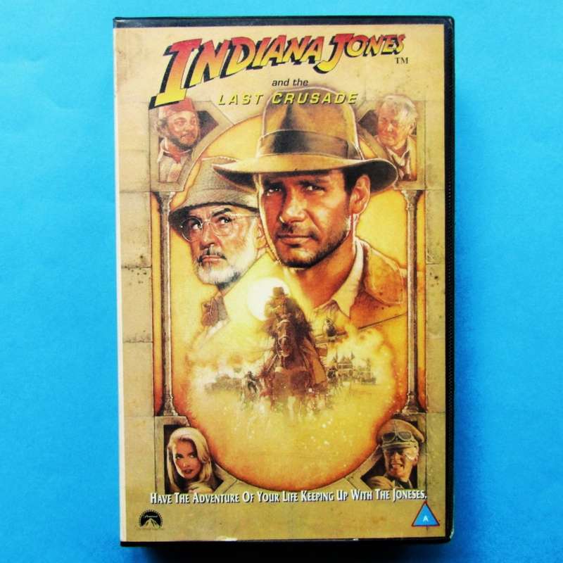 Indiana Jones and the Last Crusade - Movie VHS Tape (1989)
