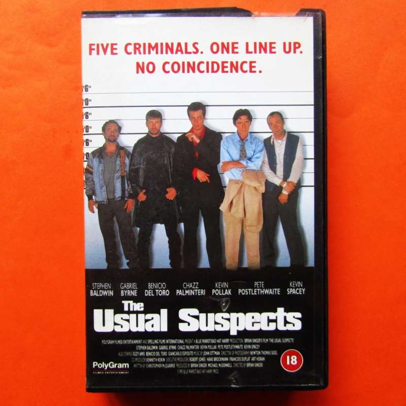 The Usual Suspects - Kevin Spacey - Movie VHS Tape (1995)