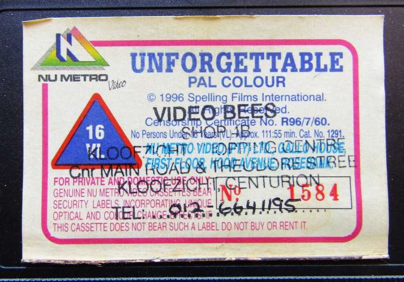 Unforgettable - Ray Liotta - Movie VHS Tape (1996)