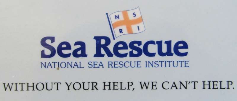 Old NSRI Sea Rescue Framed Display