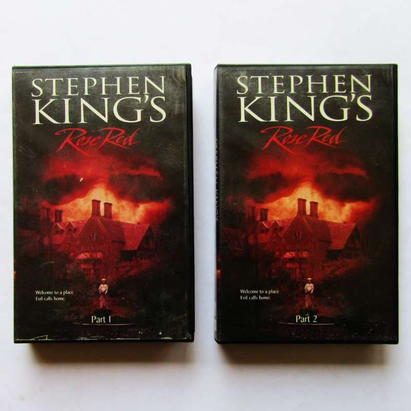 Rose Red - Part 1 and 2 - Stephen King Horror VHS Tapes (2002)