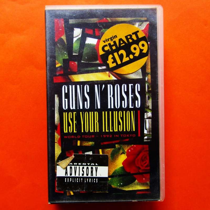Guns N' Roses - Use Your Illusion World Tour - VHS Video Tape (1992)