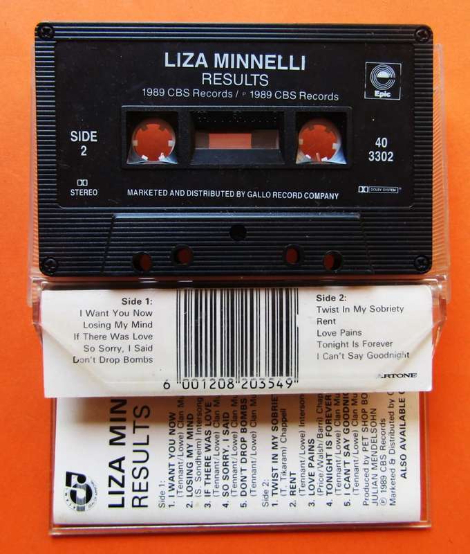 Liza Minnelli - Results - Cassette Tape (1989)