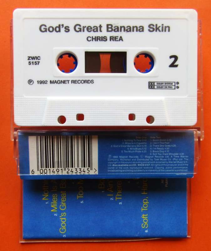 Chris Rea - God's Great Banana Skin - Cassette Tape (1992)