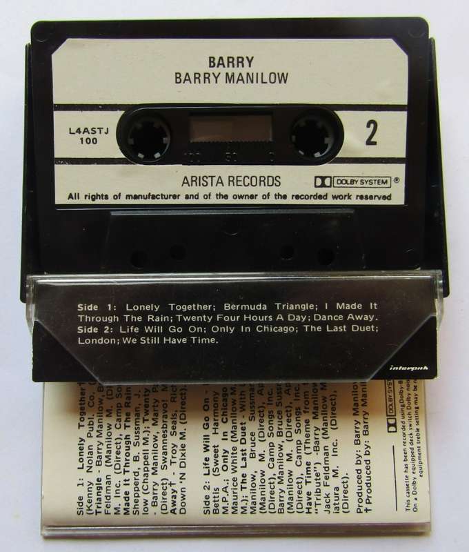 Barry Manilow - Barry - Cassette Tape