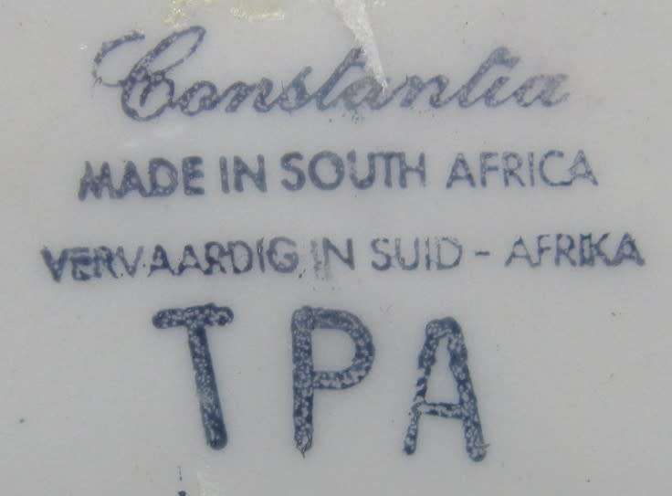 Old Transvaal Provincial Administration Cup and Saucer