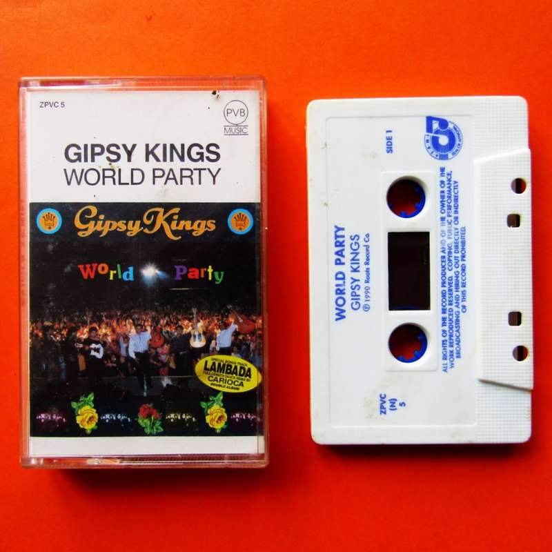 Gipsy Kings - World Party - Cassette Tape (1990)