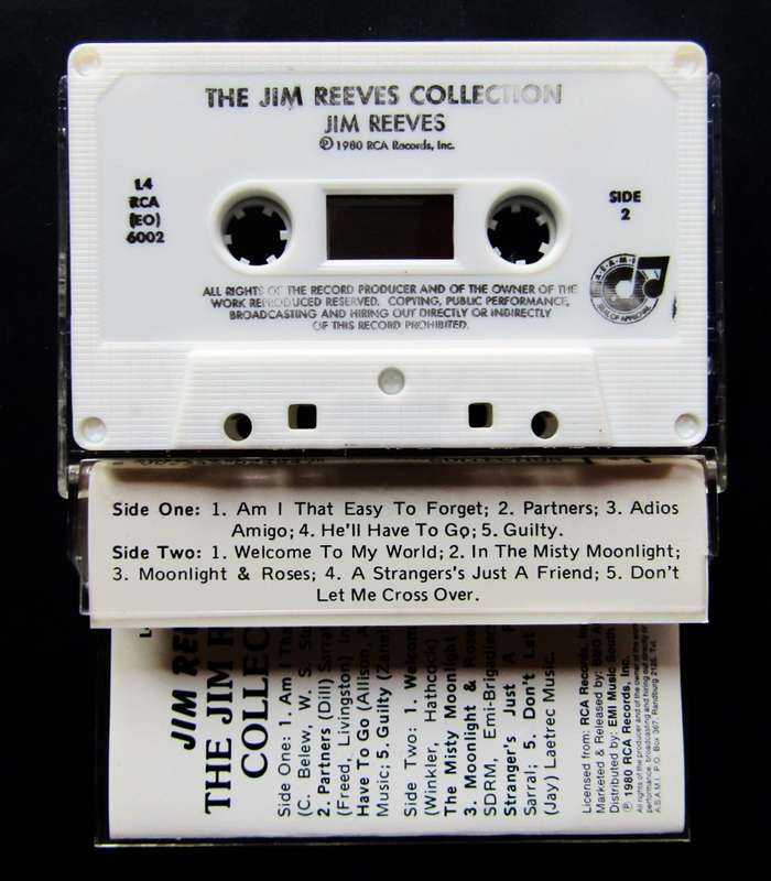 The Jim Reeves Collection - Cassette Tape (1980)