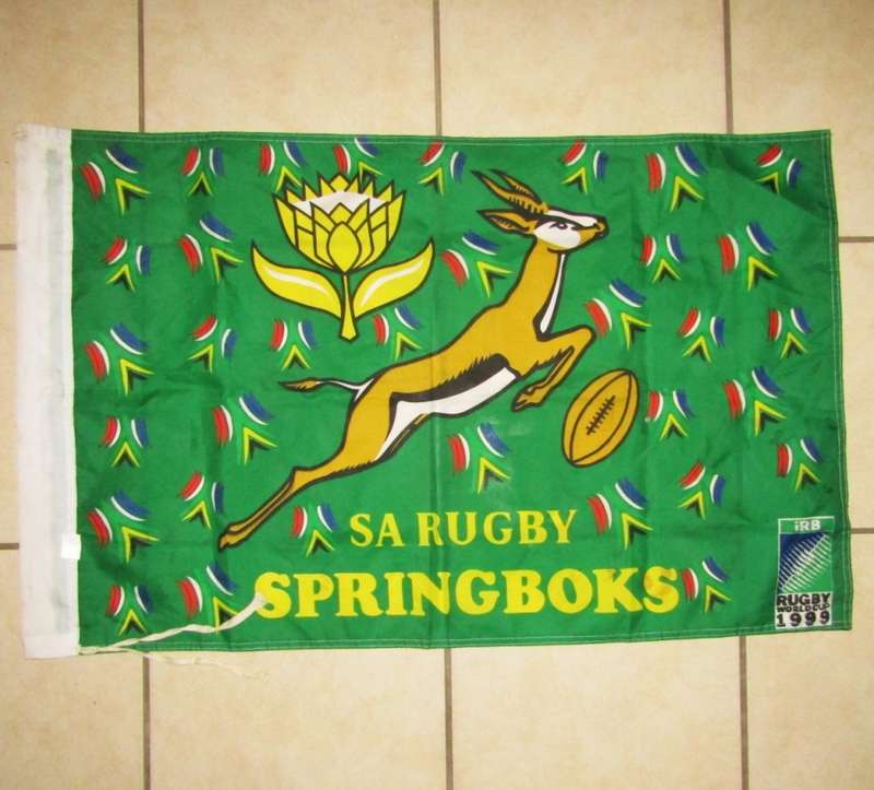 1999 World Cup Springbok Rugby Flag