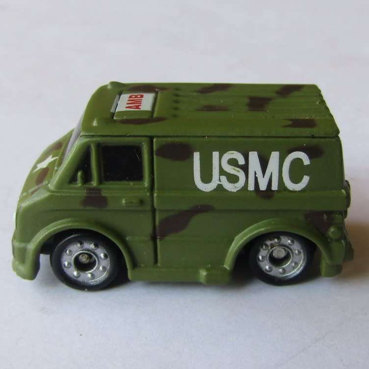 Old Charm Max Micro Machine Size Military Van
