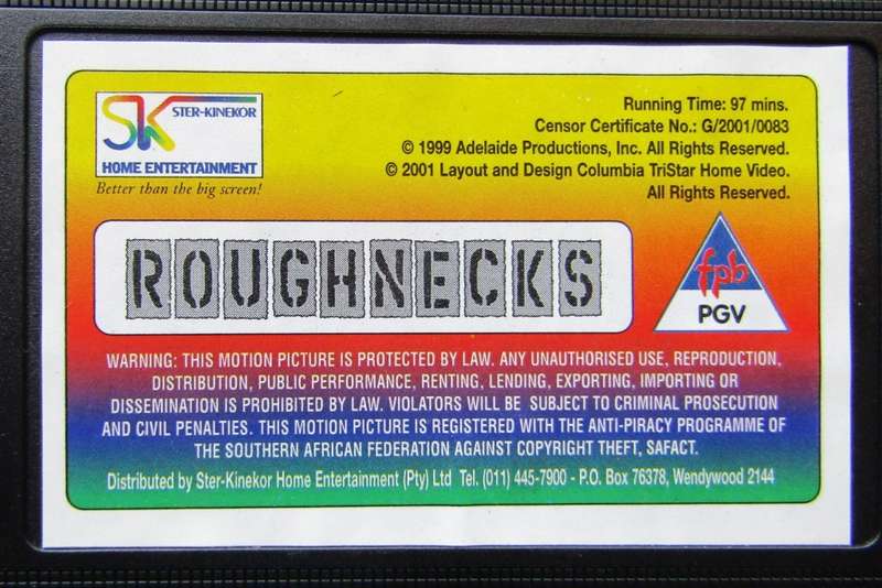 Roughnecks - Movie VHS Tape (2001)