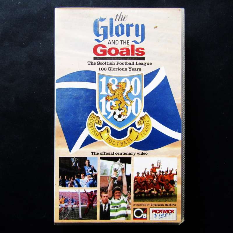 1990 Scottish Football League VHS Video Tape