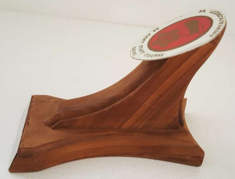 Old SA Army Staff Course Desk Plaque