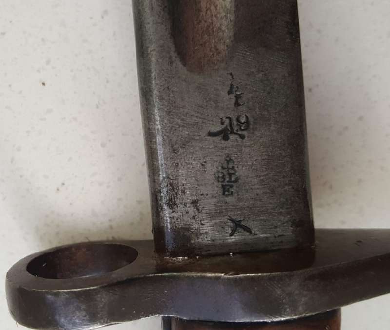 British 1907 Pattern Bayonet with Scabbard - Stamped SAP