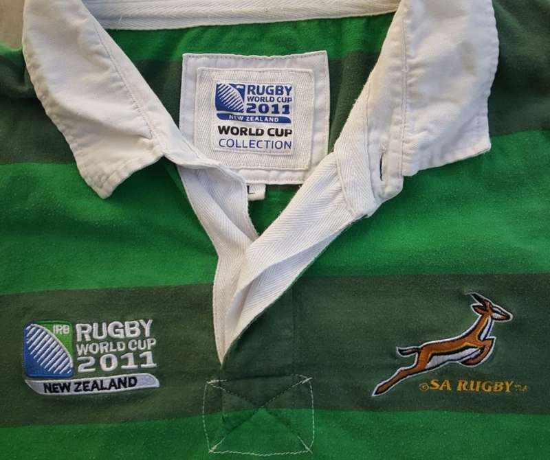 2011 World Cup Springbok Rugby Jersey - Large Size