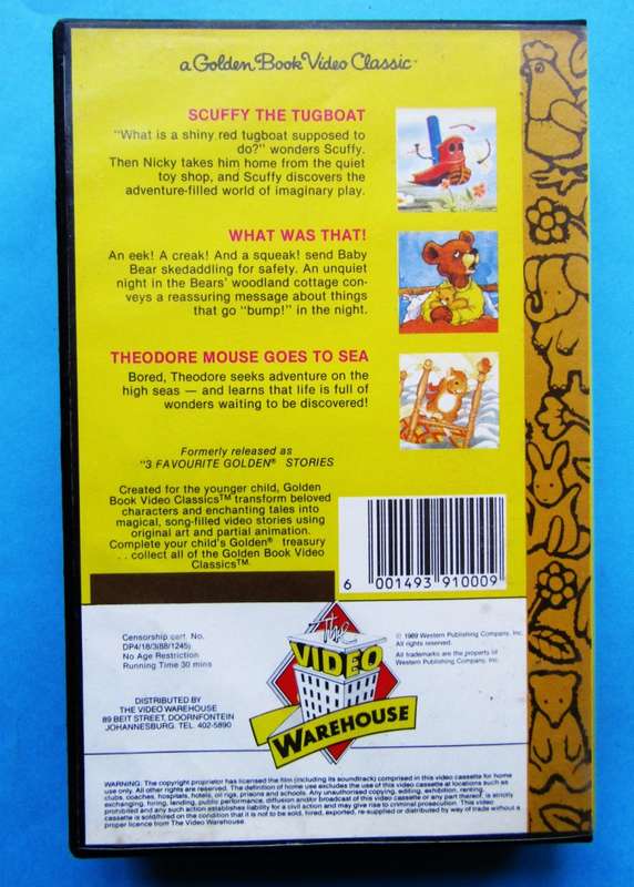 Scuffy the Tugboat and Friends - VHS Video Tape (1989)