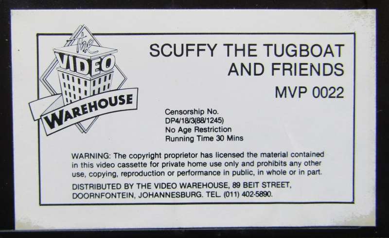 Scuffy the Tugboat and Friends - VHS Video Tape (1989)