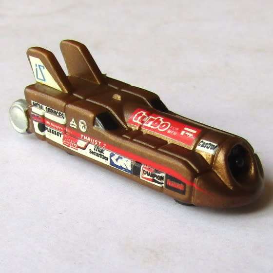 1997 Hot Wheels Micro Machine Size Thrust 2 Jet Car