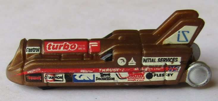 1997 Hot Wheels Micro Machine Size Thrust 2 Jet Car