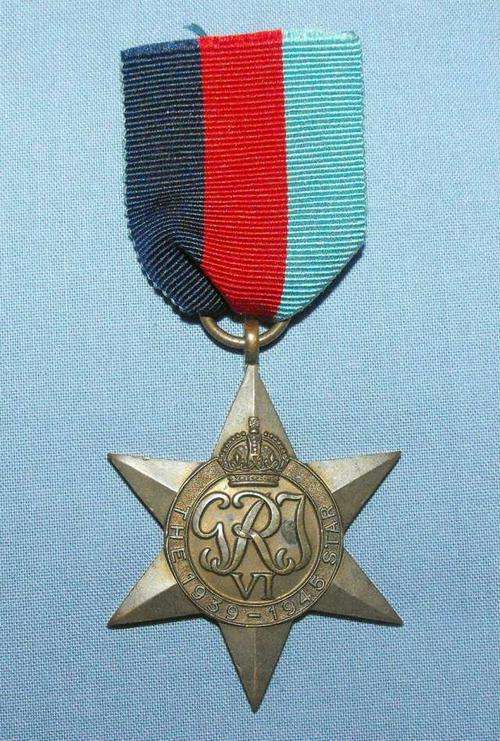 WW2 BRITISH 1939-45 STAR FULL SIZE MEDAL