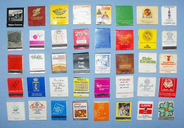 LOT OF 40 OLD SOUTH AFRICAN MATCHBOXES