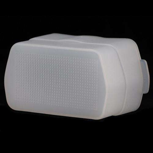 Bounce Flash Diffuser Soft Dome Box Cover for Canon 430EX/430EXII-White (Local Stock)