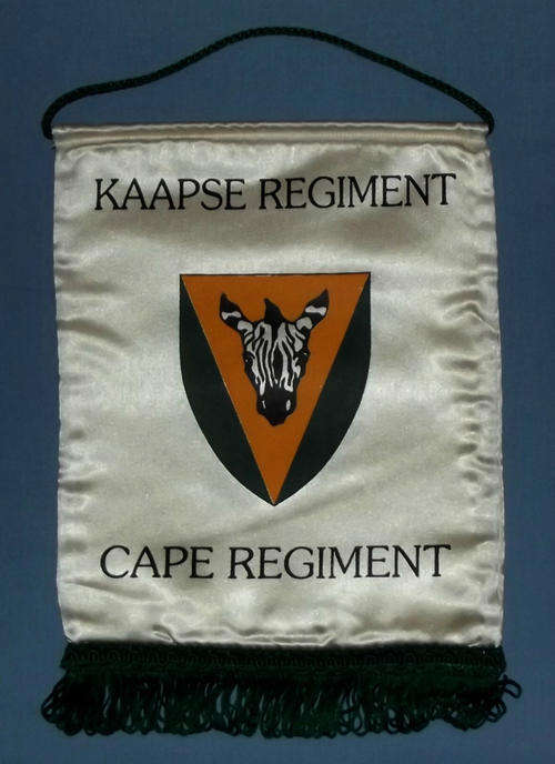 SADF Cape Regiment Bilingual Wall Hanging