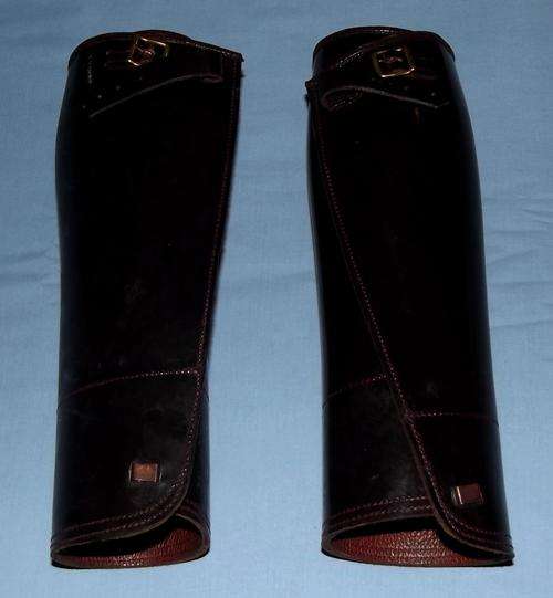 Old Rhodesia BSAP Leather Puttees