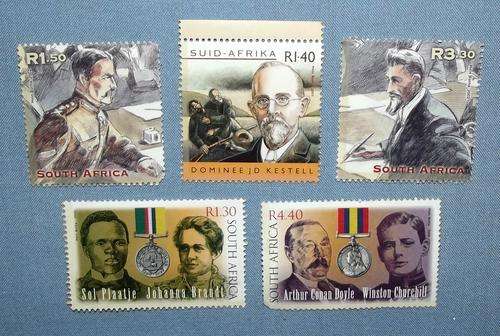 5 Anglo Boer War Centenary Postage Stamps
