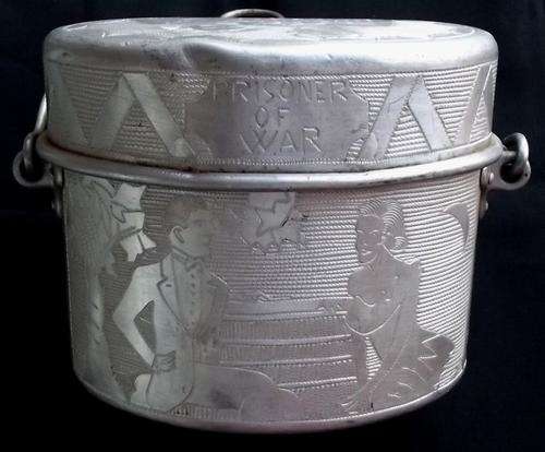 WW2 Italian POW 1941 Zonderwater Prison South Africa Mess Tin