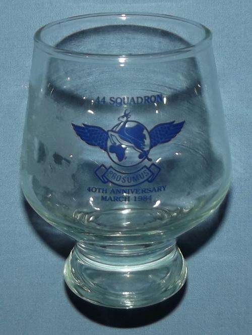 SAAF 44 Squadron 40th Anniversary 1984 Brandy Glass
