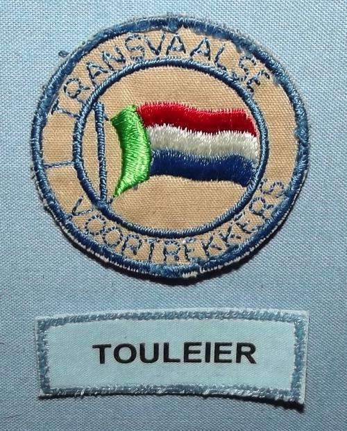 Old Transvaal Voortrekkers Cloth Badges