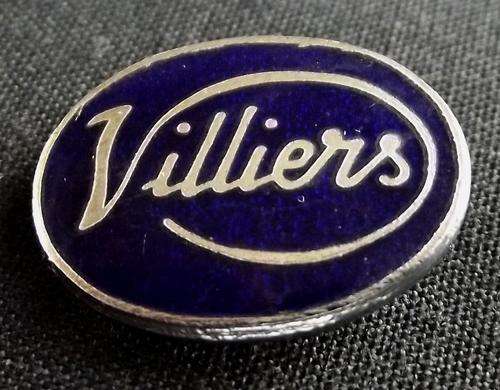 Vintage British Villiers Motorcycles Metal Pin Badge