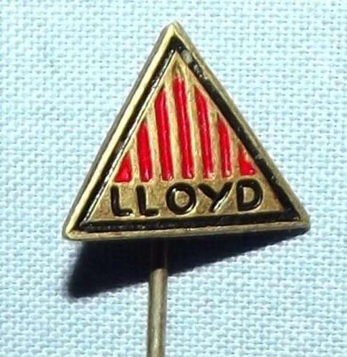 Vintage British Lloyd Motors Metal Lapel Pin Badge