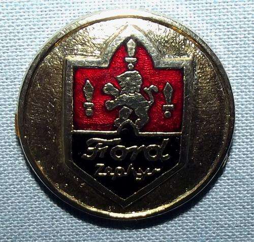 Vintage Ford Zephyr Metal Badge