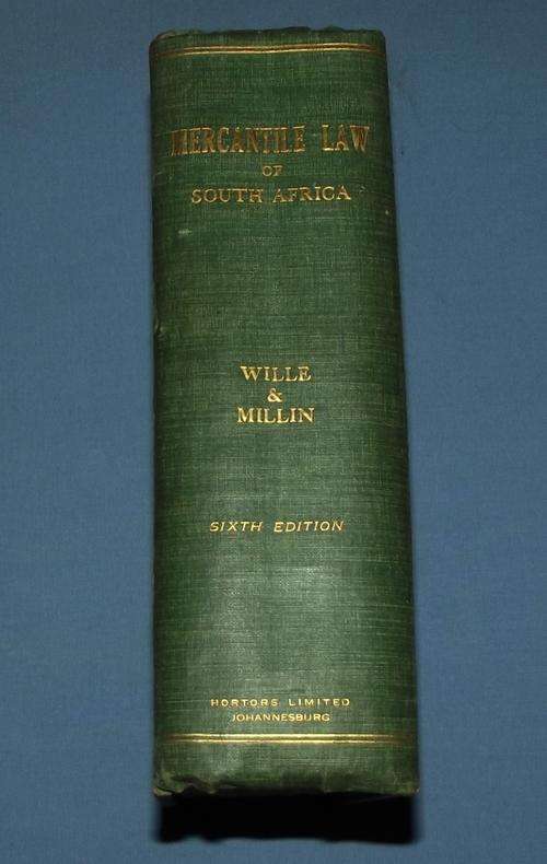 Old 1928 Mercantile Law of South Africa