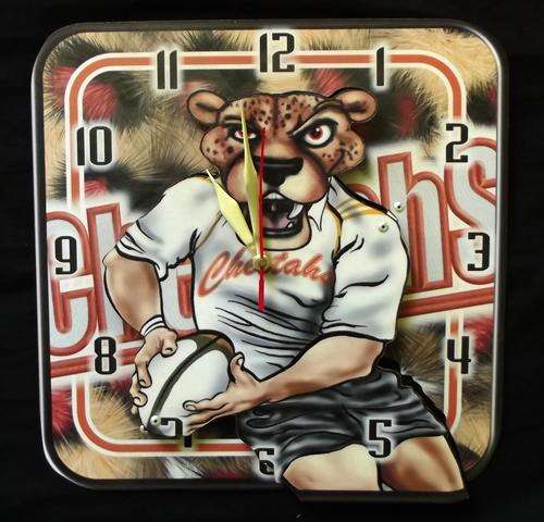 Free State Cheetahs Rugby Wall Clock