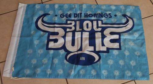Old Blou Bulle Gee Dit Horings Rugby Flag