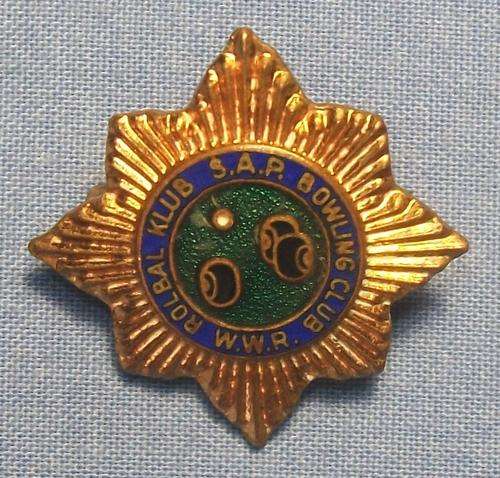 Old SA Police Bowling Club Metal Pin Badge