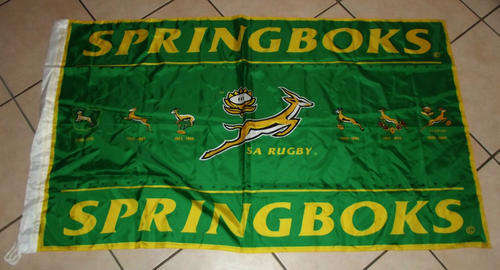 South African Springbok Rugby Flag