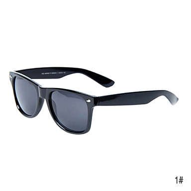 Retro Unisex UV400 Pilot Metal Full Rim Sunglasses - Black (Local Stock)