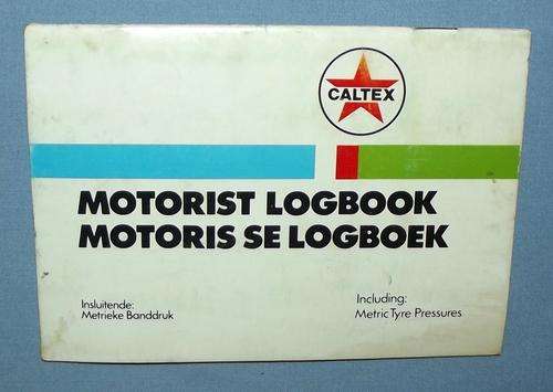 1977 SA Caltex Motorist Logbook