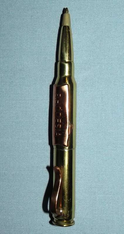 Old Rhodesia Bullet Cartridge Ball Point Pen